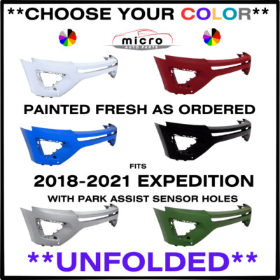 NEW FRONT BUMPER FOR 2018-2021 EXPEDITION PAINTED *CHOOSE YOUR COLOR* FO1000748