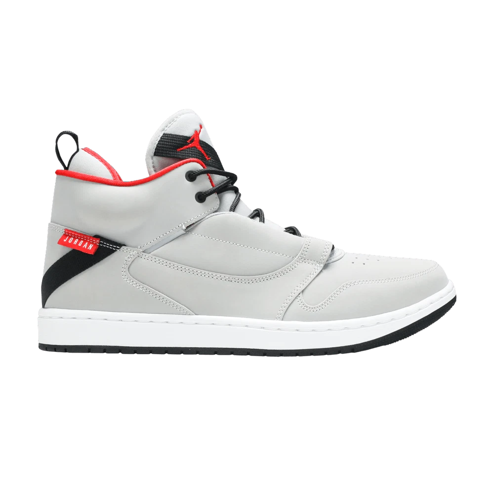 Nike Jordan Fadeaway Mens 11 EUC Wolf Grey/University Red/Black/White AO1329-060 Air Jordan Fadeaway  main image 4