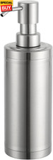 Brushed Nickel Soap Dispenser Stainless Steel Metal Pump Hand Lotion Bottle for