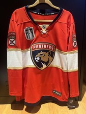 2023 Florida Panthers Women Jersey Fanatics Stanley Cup Breakaway Size Large Red