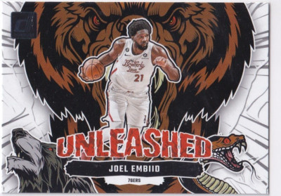 Panini 2023-24 Donruss NBA Basketball No. 10 Joel Embiid Unleashed