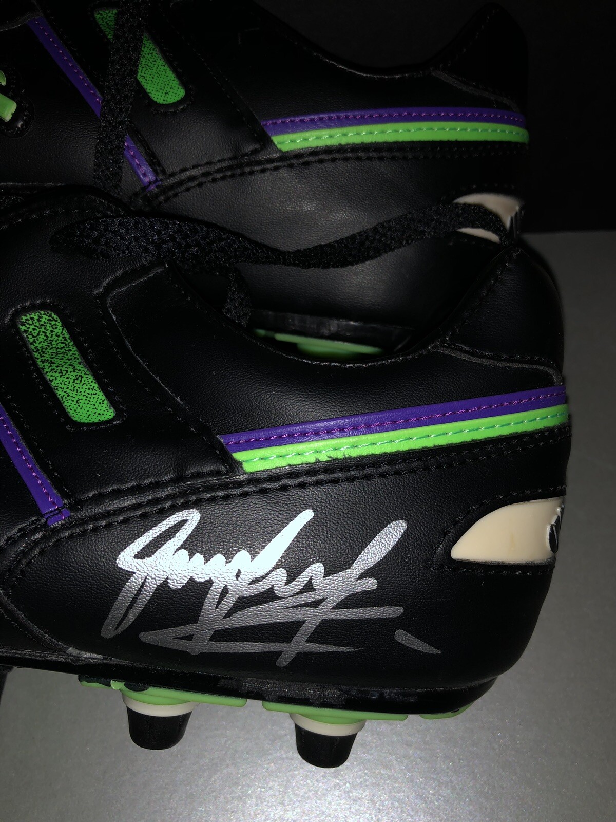Signed Retro Gary Lineker Quasar Football Boots England Spurs eBay