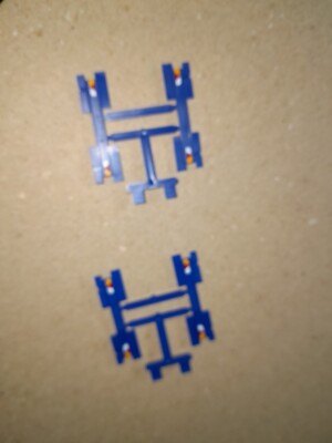 Herpa 4x Stoßstange f.Goldhofer THP-SL blau , 1:87..von053525