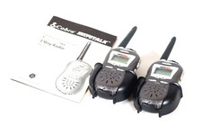 Cobra Microtalk 2 Way Radio FRS-220 Walkie Talkie  Holsters
