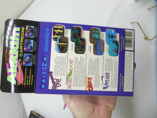 Quattro Adventure Aladdin (Nintendo NES, 1993) NEW SEALED - Picture 4 of 7