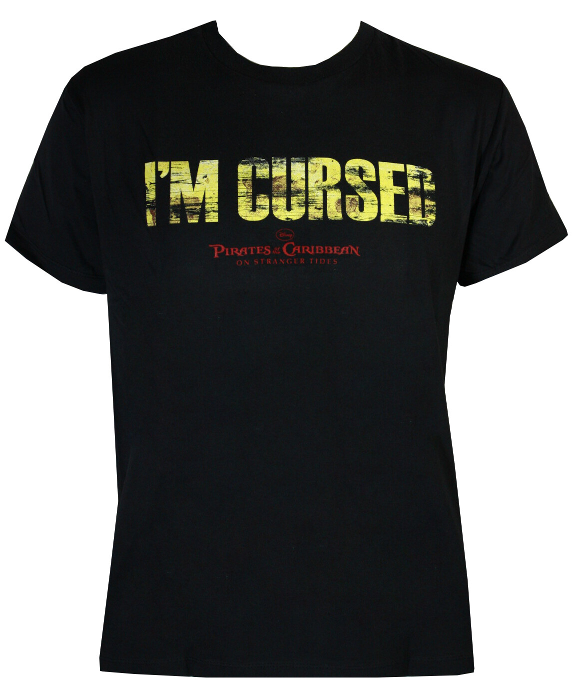 Приталенная футболка Пираты Карибского моря на странных берегах Im Cursed