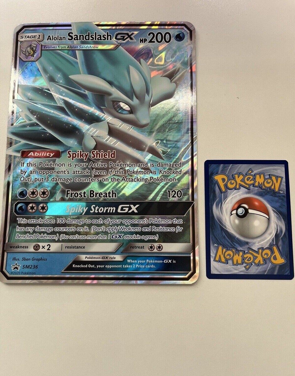 alolan sandslash pokemon card value - 20/145 - Rare (You cant use more than 1 GX attack in a game.) Weakness Metal 2 Retreat Cost Alolan Sandslash 20/145 Rare Pokemon