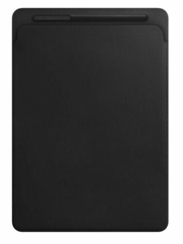 Genuine Apple Leather Sleeve for 12.9-inch iPad Pro - Black - Picture 1 of 1