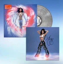 KATY PERRY - 143 - LIMITED SILVER COLORED LP W/ SIGNED INSERT