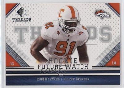 2009 SP Threads Rookie Future Watch Robert Ayers #181 Rookie RC 0t2