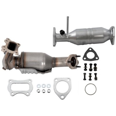 Set of 2 Catalytic Converters Front & Rear for Honda CR-V 2015-2016 Pair