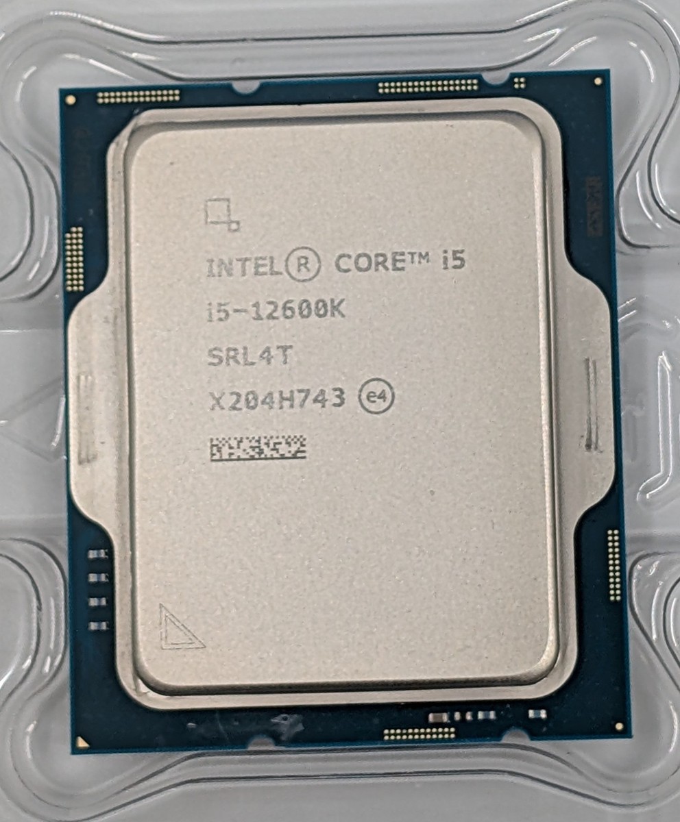 Intel Core i5-12600K Processor (4.9 GHz, 10 Cores, FCLGA1700