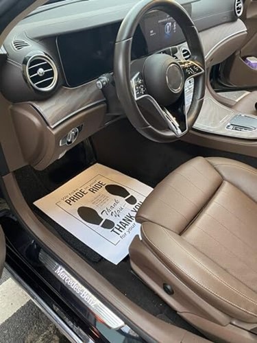 White Car Paper Floor Mats,50Pcs Vehicles Disposable Floor Pads,Temporary Cars  - Picture 5 of 8