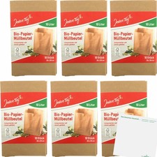 Jeden Tag Bio Papierm&uuml;llbeutel 10l 6er Pack 6x10 Stk usy Block