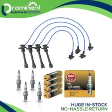 Wireset & 4 NGK Platinum Spark Plug for Toyota Celica Corolla Geo Prizm 1.6/1.8L