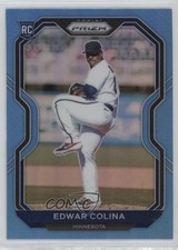 2021 Panini Prizm Carolina Blue Prizm Edwar Colina #51 n1u