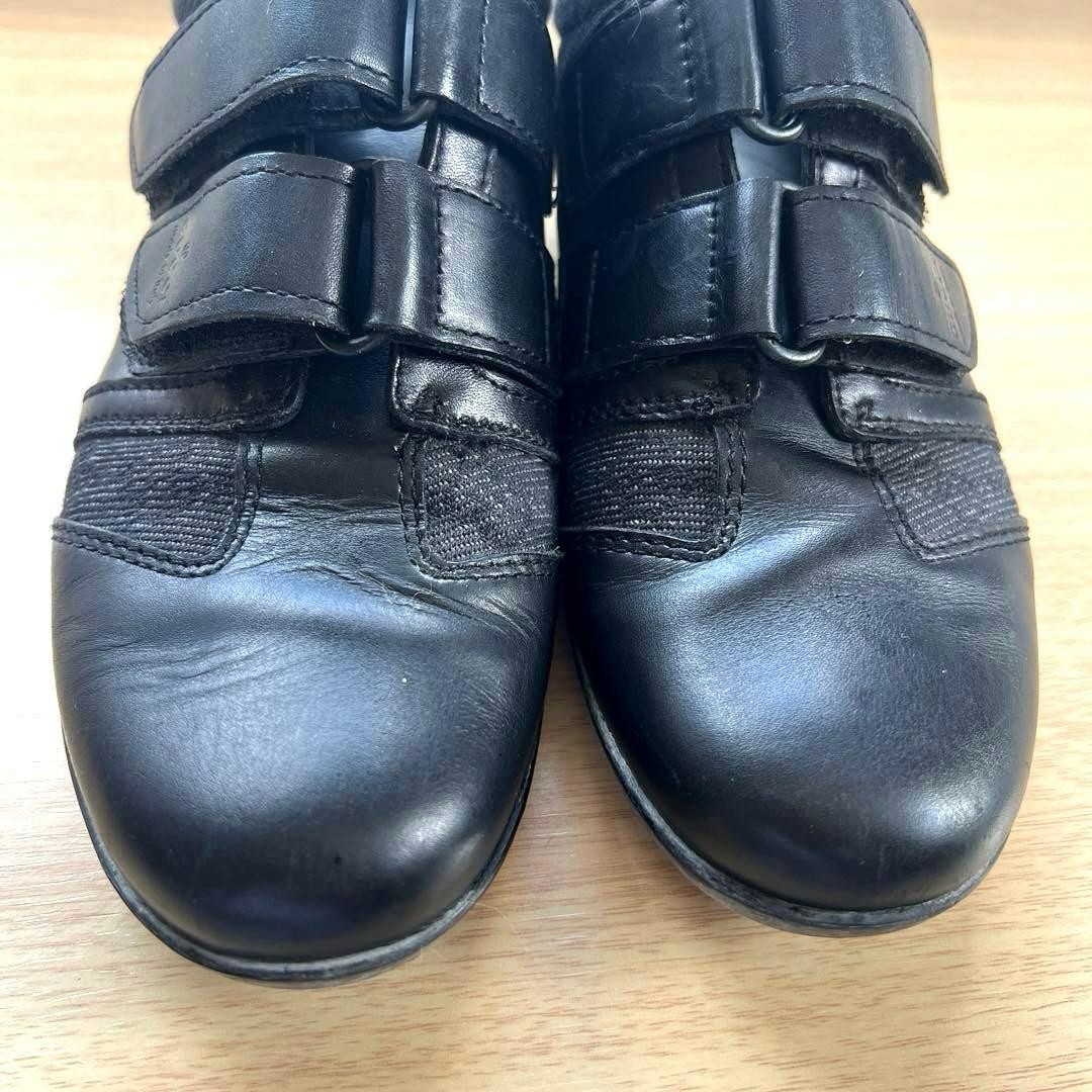 Auth Gucci Leather GG Low cut Sneakers Logo EU34.5 US4.5 UK1.5 Black Women thumbnail 22