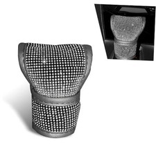 Bling Gear Shift Knob Cover, Anti-Scratch Crystal Glitter Rhinestones Car Gear