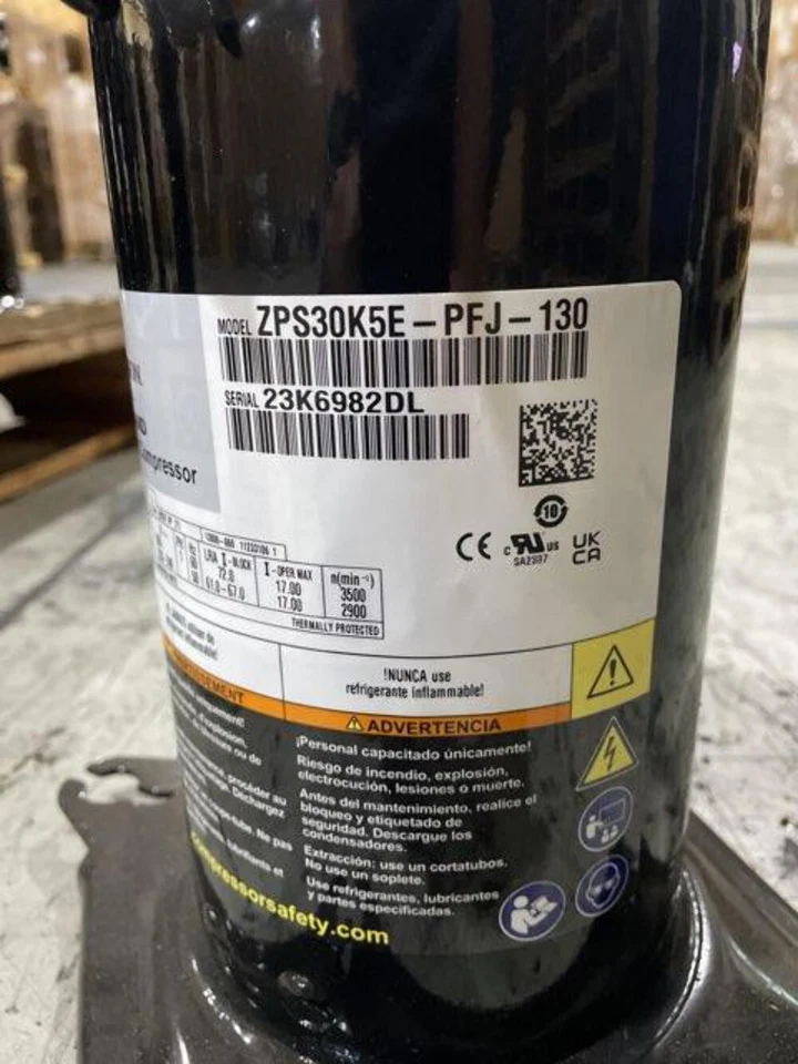 Copeland ZPS30K5EPFJ130 2.5 Ton AC Scroll Compressor 220-265/50/60/1 - Image 4 of 4