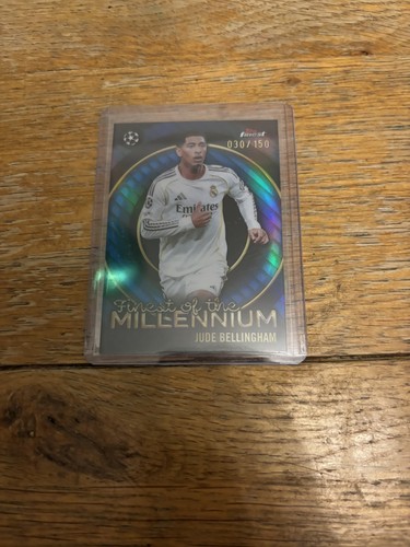 Jude Bellingham Blue /150 Finest of the Millennium 2025-26 Topps Finest UCC RM