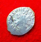 Russia, G. Duchy Moscow, Vasiliy II, AR Denga, 1445-62, Horseman/Bust, Ze-234503