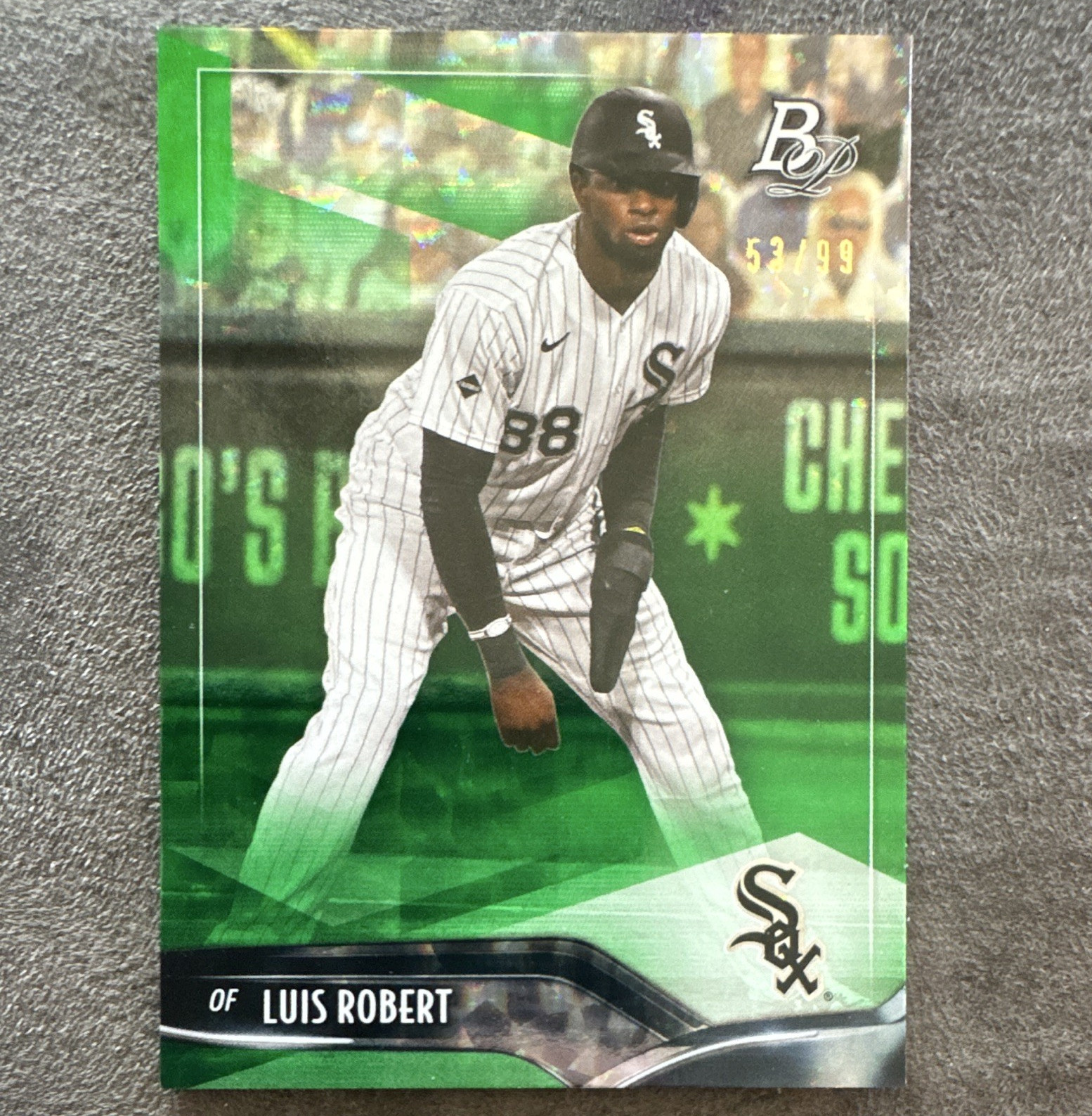 Topps 2021 Bowman Platinum Luis Robert #94 Parallel /99 Chicago White Sox