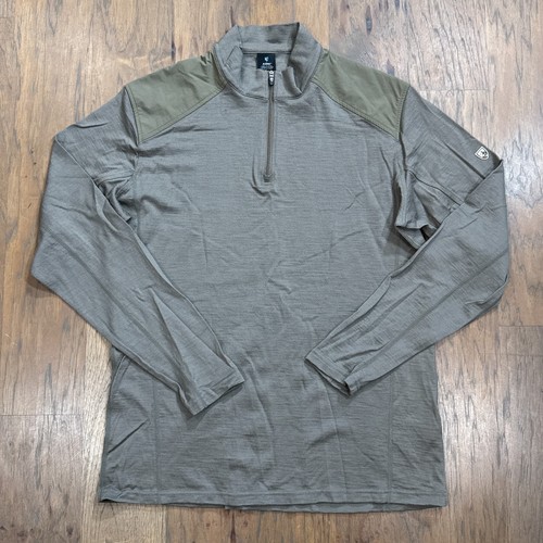 Kuhl Pullover Herren L braun leichte Merinowolle Stellar Quarter Zip Pulli - Bild 2 von 13