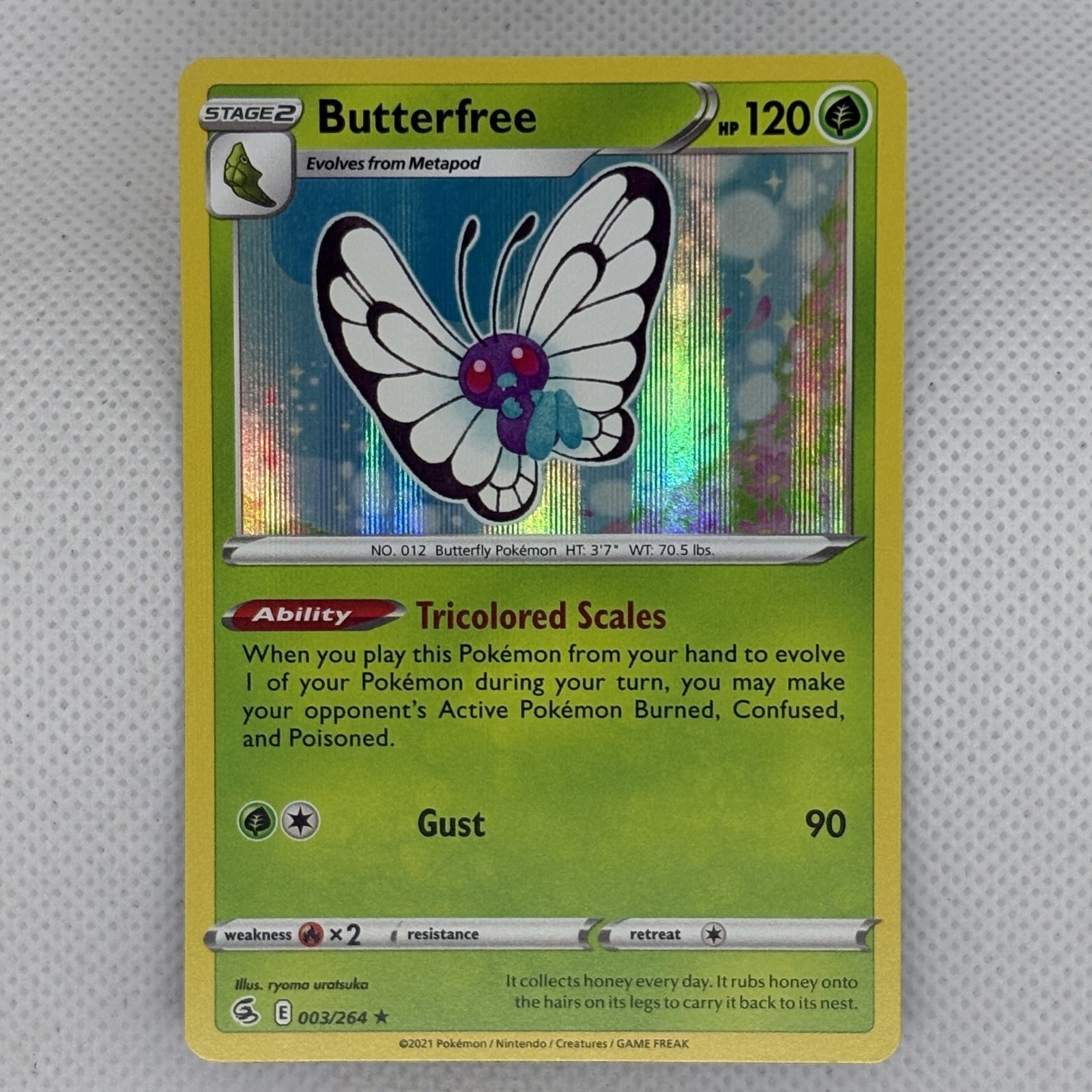 Pokemon TCG | Butterfree 3/264 | Rare Holo Fusion Strike!