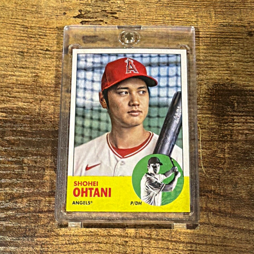 Topps 2022 Archives 1963 Topps Design Shohei Ohtani #1 Angels Card