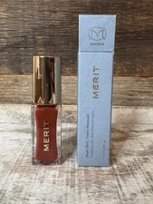 Merit Shade Slick Tinted Lip Oil – Sangria | NIB | Stocking Stuffer Idea