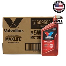 MaxLife 5W-20 Synthetic Blend Oil: High Mileage, Leak Prevention, 6 Quart Pack 27.33 per gallon