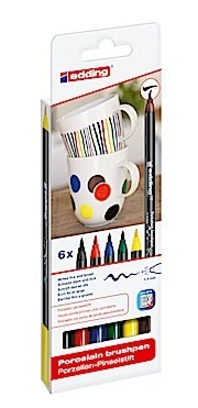 e-4200/6S porcelain brushpen family col., - Bild 2 von 4