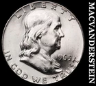 1963 Silver Franklin Half Dollar - Choice Gem Brilliant Uncirculated  #J8178