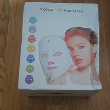 7 Color LED Light Therapy Mask for Skin Care, Mood Support, Portable