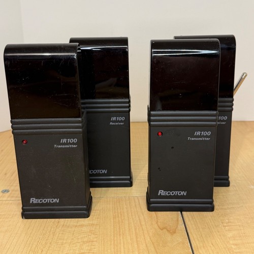 Recoton IR100 Wireless Infrared Remote Control Extender Transmitter Receiver Set