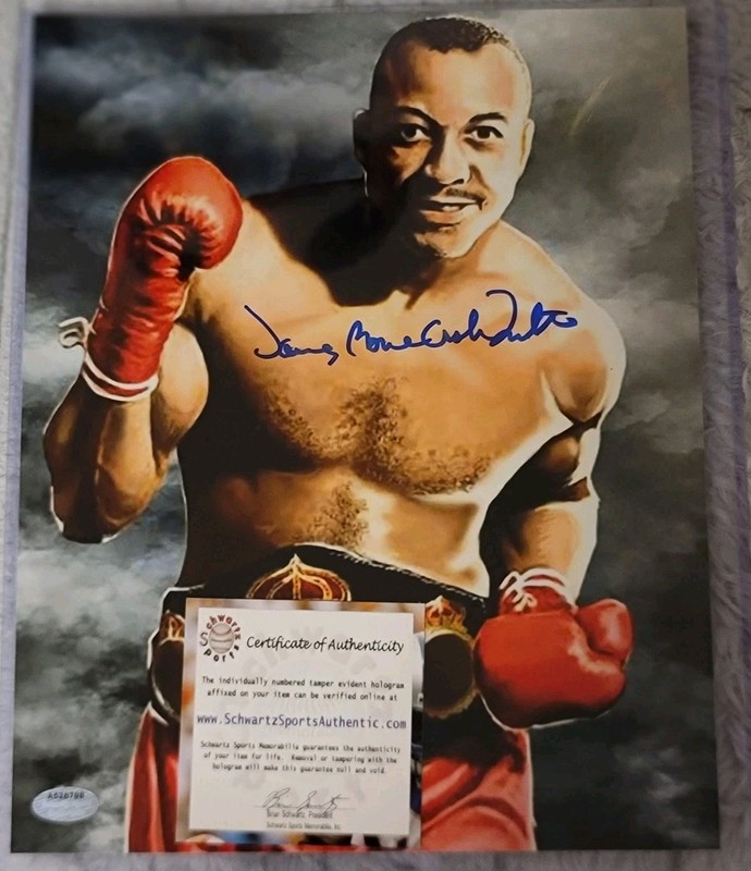8" X 10" Hand Signed Photo By  "Bonecrusher" Smith!  Schwartz Sports Authentic