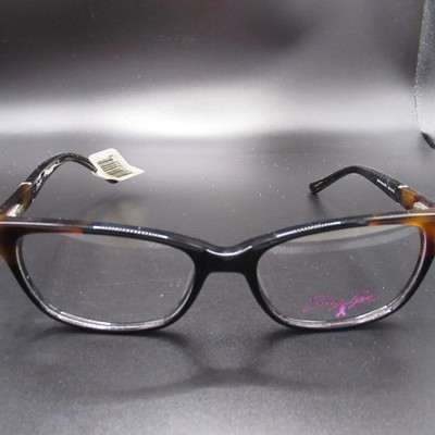 Jenny Lynn Delightful Women's Eyeglass Frames Black Tortoise 52-16-135 Full Rim