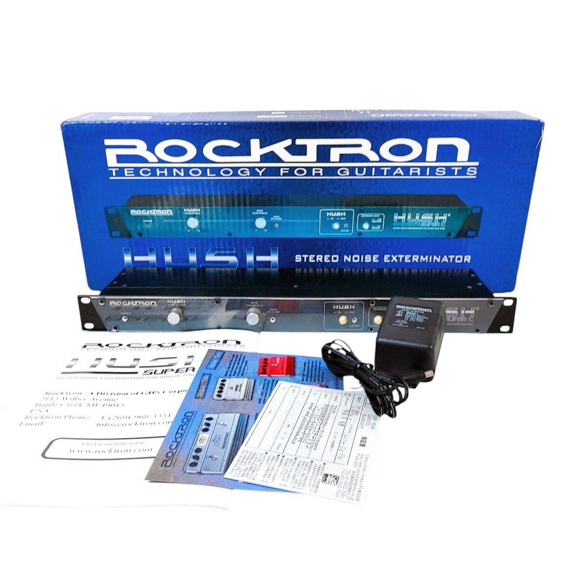 ROCKTRON HUSH SUPER C Stereo Noise Exterminator For Guitar Tested