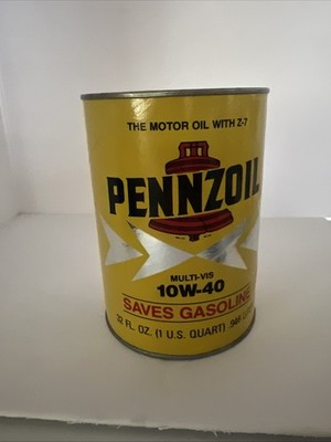 Vintage Pennzoil 10W-40 motor oil can coin bank Arnold Palmer Limited Edition