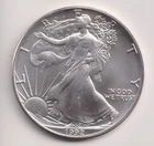 1992 WALKING LIBERTY AMERICAN EAGLE .999 FINE SILVER DOLLAR COIN 1oz. $1 USA A
