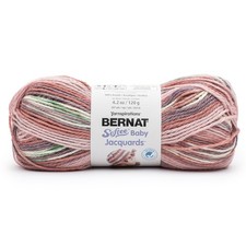 Bernat Softee Baby Jacquards Yarn-Faded Blooms