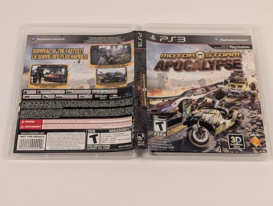 MotorStorm: Apocalypse (Sony PlayStation PS3) ➡️CIB Completo - Probado 🎮 Foto 4 de 4
