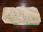 Vintage 1960s Hamms Beer Bear Baseball Vacuform Sign Unused New Old Stock
