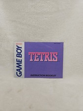 Tetris Nintendo Game Boy, 1989 Manual Only NO Game