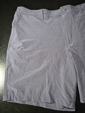 Mens 42 Chaps Lightweight Chino Golf / Casual  Dress Shorts Deep Dark Blue