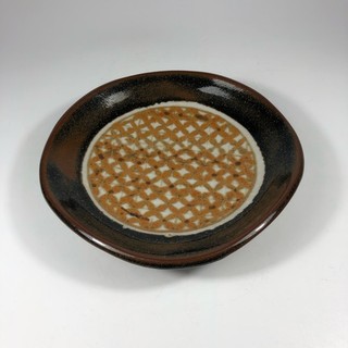 Françoise Mussel coupe grès signé 22 cm Saône et Loire