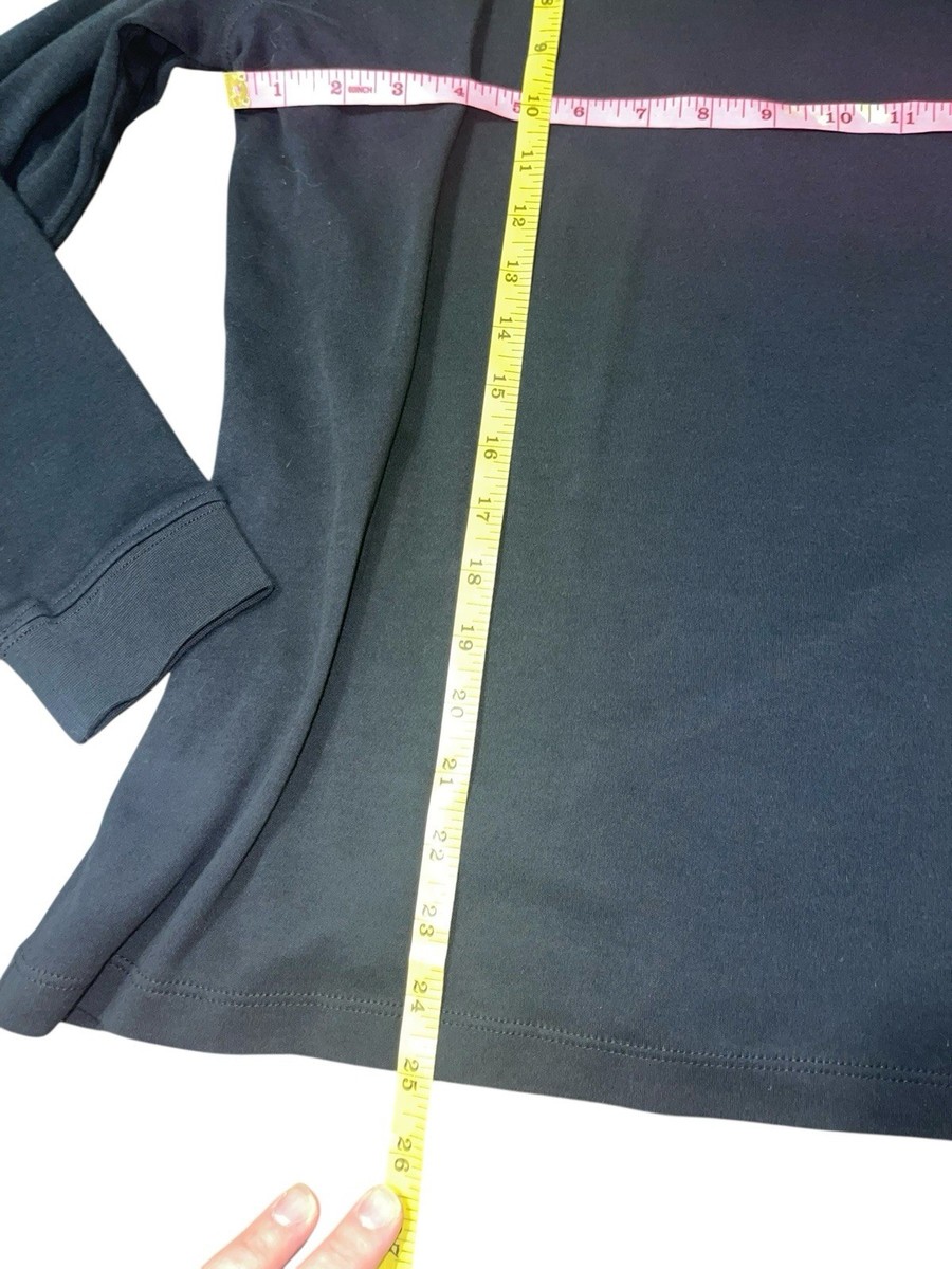 THE TOG SHOP Women's Plus 1X Black Turtleneck Long Sleeve Tee View 6