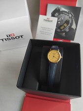 Tissot Gold Ladies Watch – Elegant Swiss Timepiece with Leather Strap
