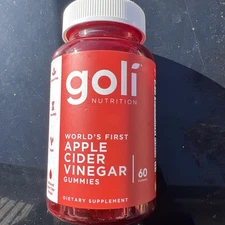 Goli Nutrition Apple Cider Vinegar Vegan Gummies 60) 02/2027
