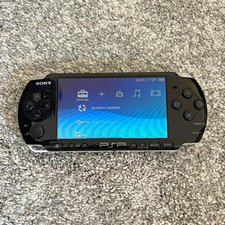 Sony PSP 3000 Piano Black Great Condition New Battery Updated